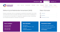 Desktop Screenshot of hersenbank.nl